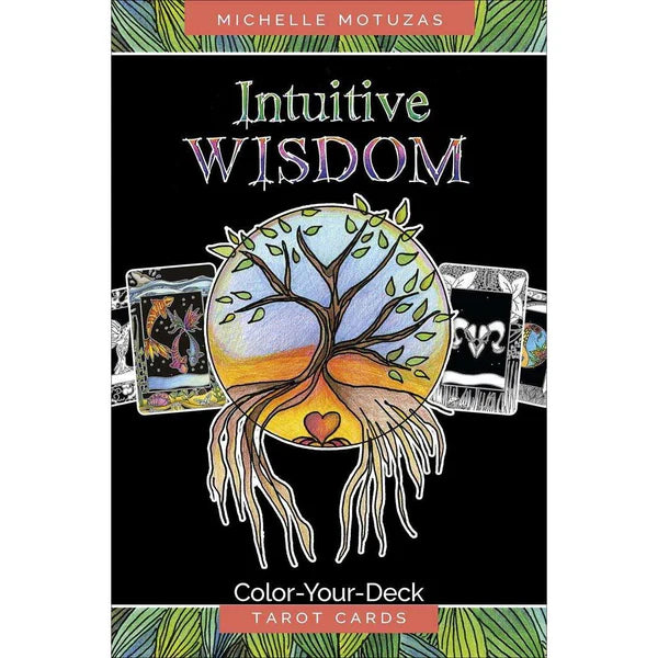Intuitive Wisdom: Color-Your-Deck Tarot Kit - Deck & Book