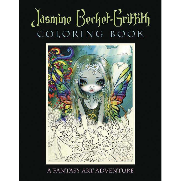 Jasmine Becket-Griffith Coloring Book Blue Angel