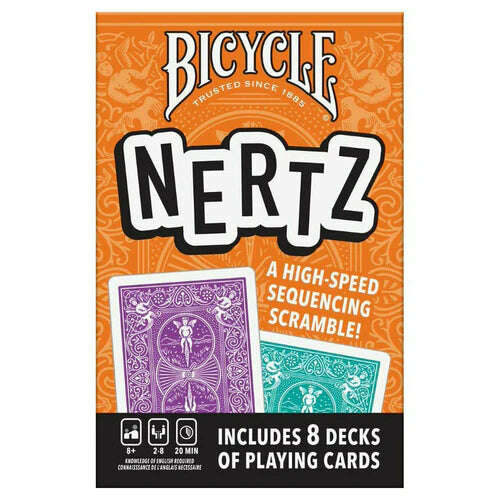 PlayingCardDecks.com-Nertz Bicycle Playing Cards 8 Deck Set