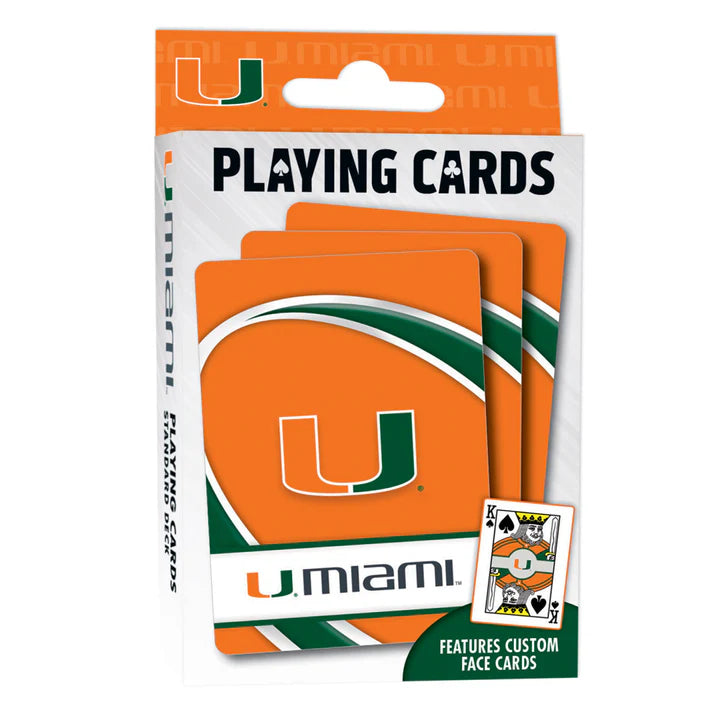 University of Miami Playing Cards - #THEU