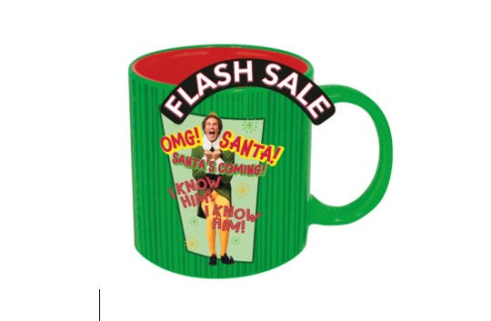 🎄FLASH SALE - Elf the Movie Omg Santa! 18oz Ceramic Mug