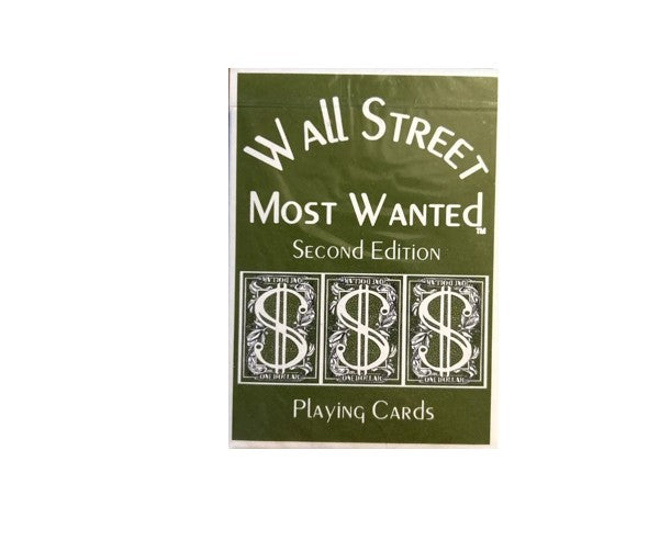 Wall Street Most Wanted Playing Cards