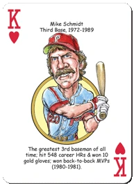 Philadelphia Baseball Heroes Playing Cards for Phillies Fans