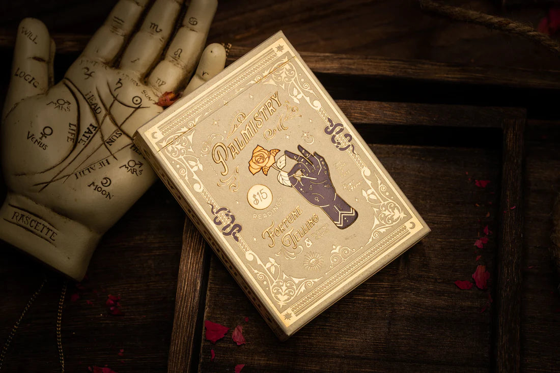 Palmistry Playing Cards Silver Golden Ivory Edition TWPCC