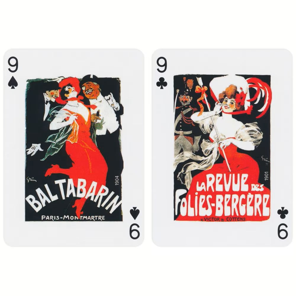 Cabarets Playing Cards by Piatnik – A Dazzling Tribute to Parisian Nightlife