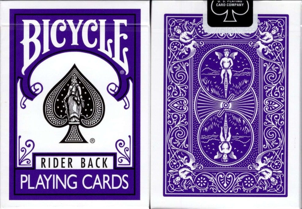 Purple One-Way Forcing Deck - 5 of Spades