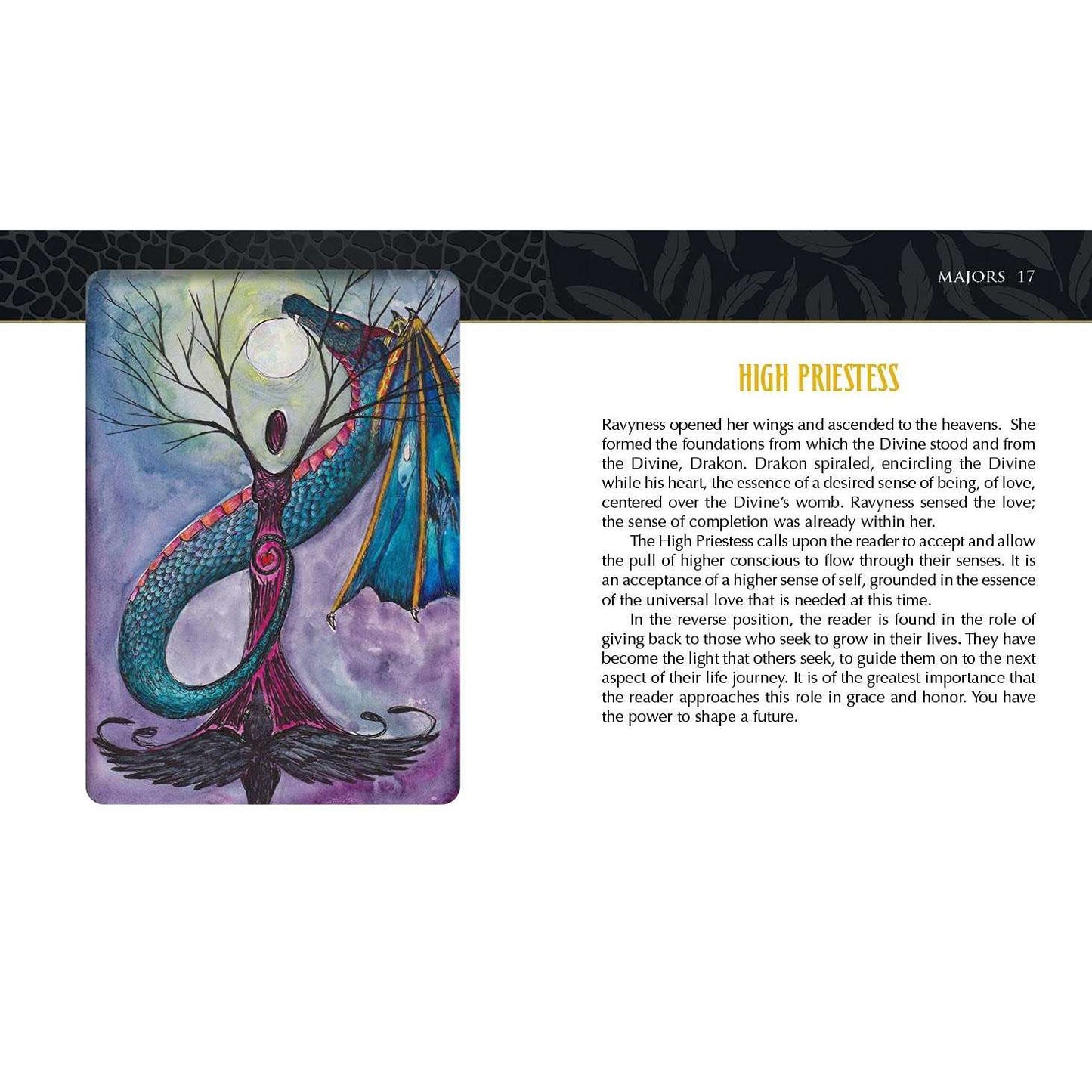 Ravyness Drakon Tarot Kit - Deck & Book