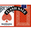 🎄FLASH SALE - Bicycle Bandana Playing Cards - Sun Bleached Crimson