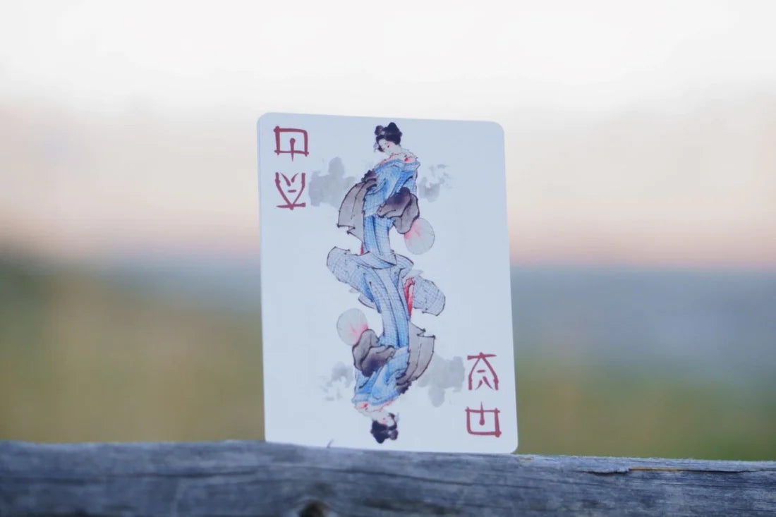 Japanese Rising Sun Rendition Rising Sun - Stunning Japanese Art USPCC – PlayingCardDecks.com