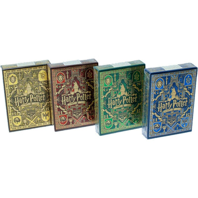 PlayingCardDecks.com-Harry Potter Playing Cards 4 Deck Set USPCC