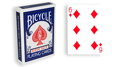 Blue One-Way Forcing Deck - 6 of Diamonds