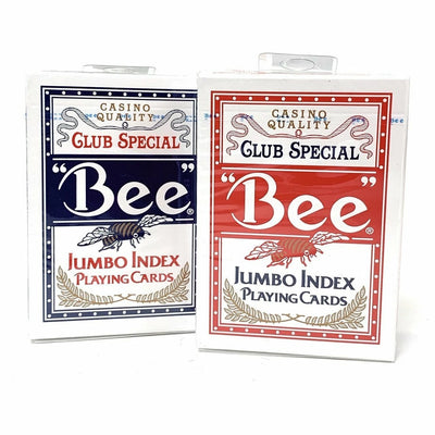'Bee' Jumbo Index Playing Cards - Casino Quality 2 Deck Set