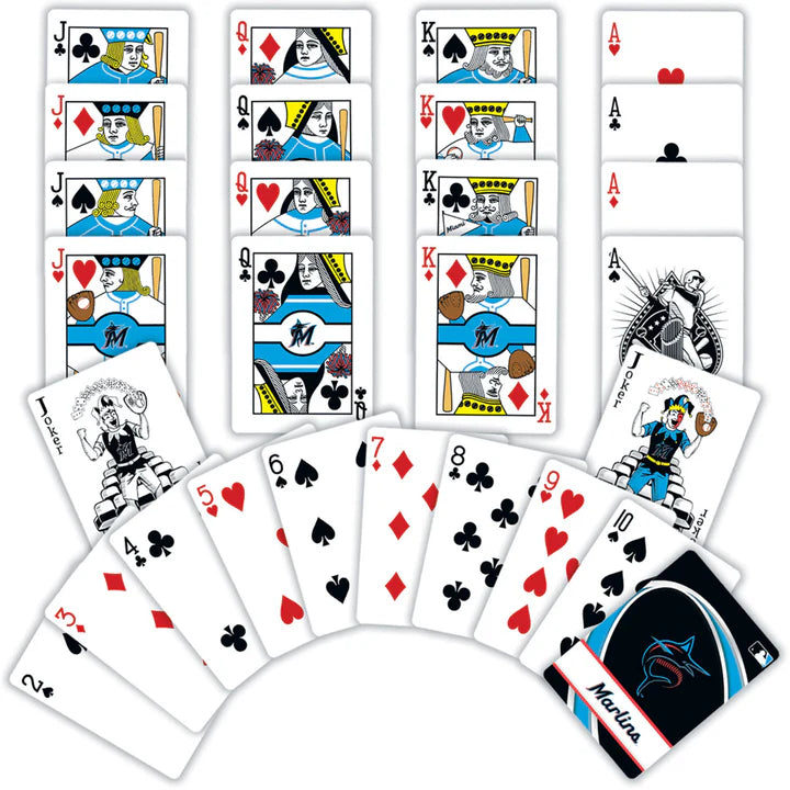 Miami Marlins Playing Cards #LETSGOFISH