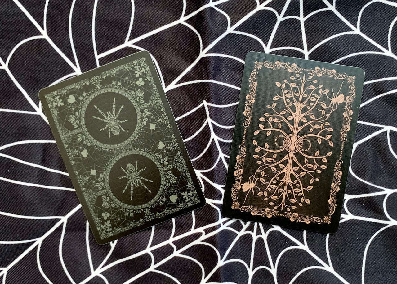 PlayingCardDecks.com-Spider Gilded Bicycle Playing Cards