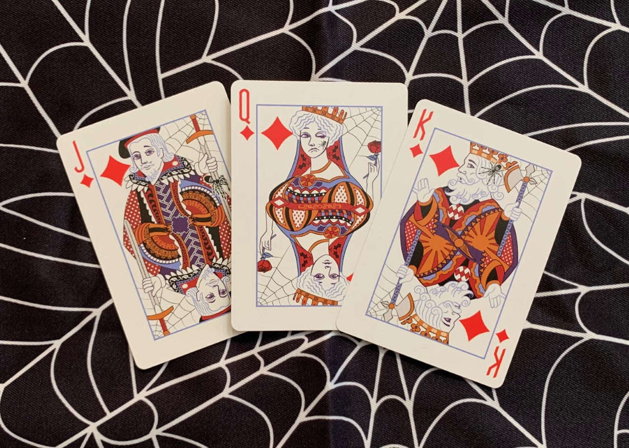 PlayingCardDecks.com-Spider Gilded Bicycle Playing Cards