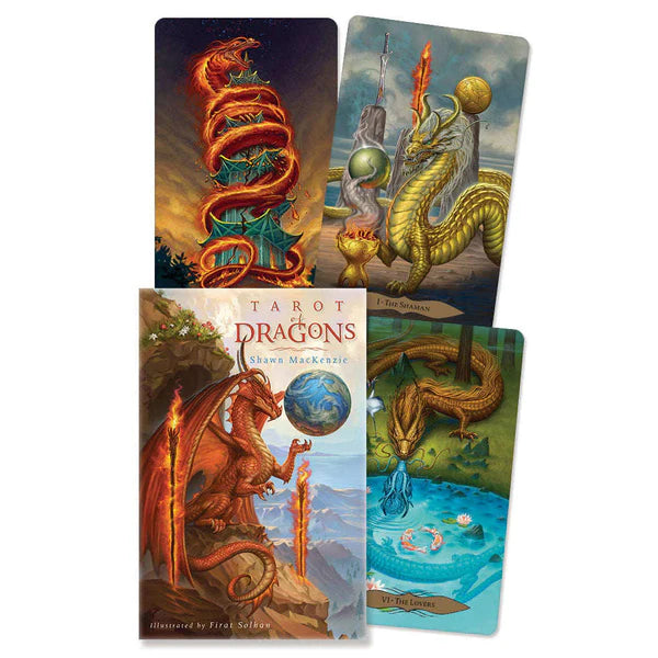Tarot of Dragons Kit -Deck & Book Llewellyn