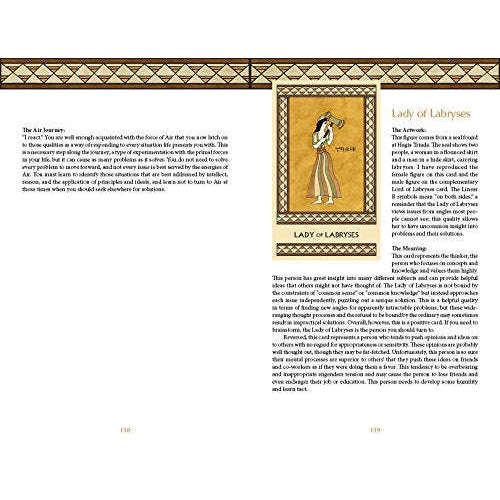 The Minoan Tarot Kit - Deck & Book Red Feather
