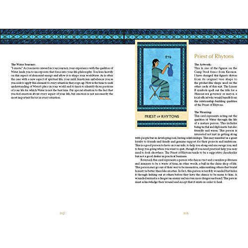 The Minoan Tarot Kit - Deck & Book Red Feather