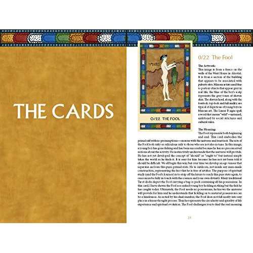 The Minoan Tarot Kit - Deck & Book Red Feather