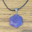 Lepidolite Hexagon Necklace