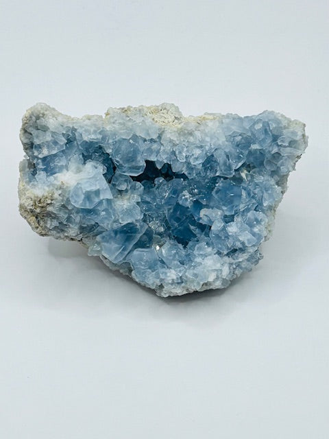 Large Blue Celestite Cluster