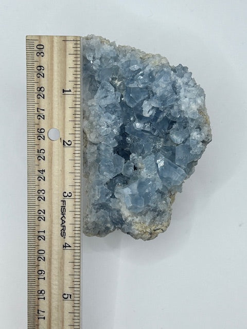 Large Blue Celestite Cluster