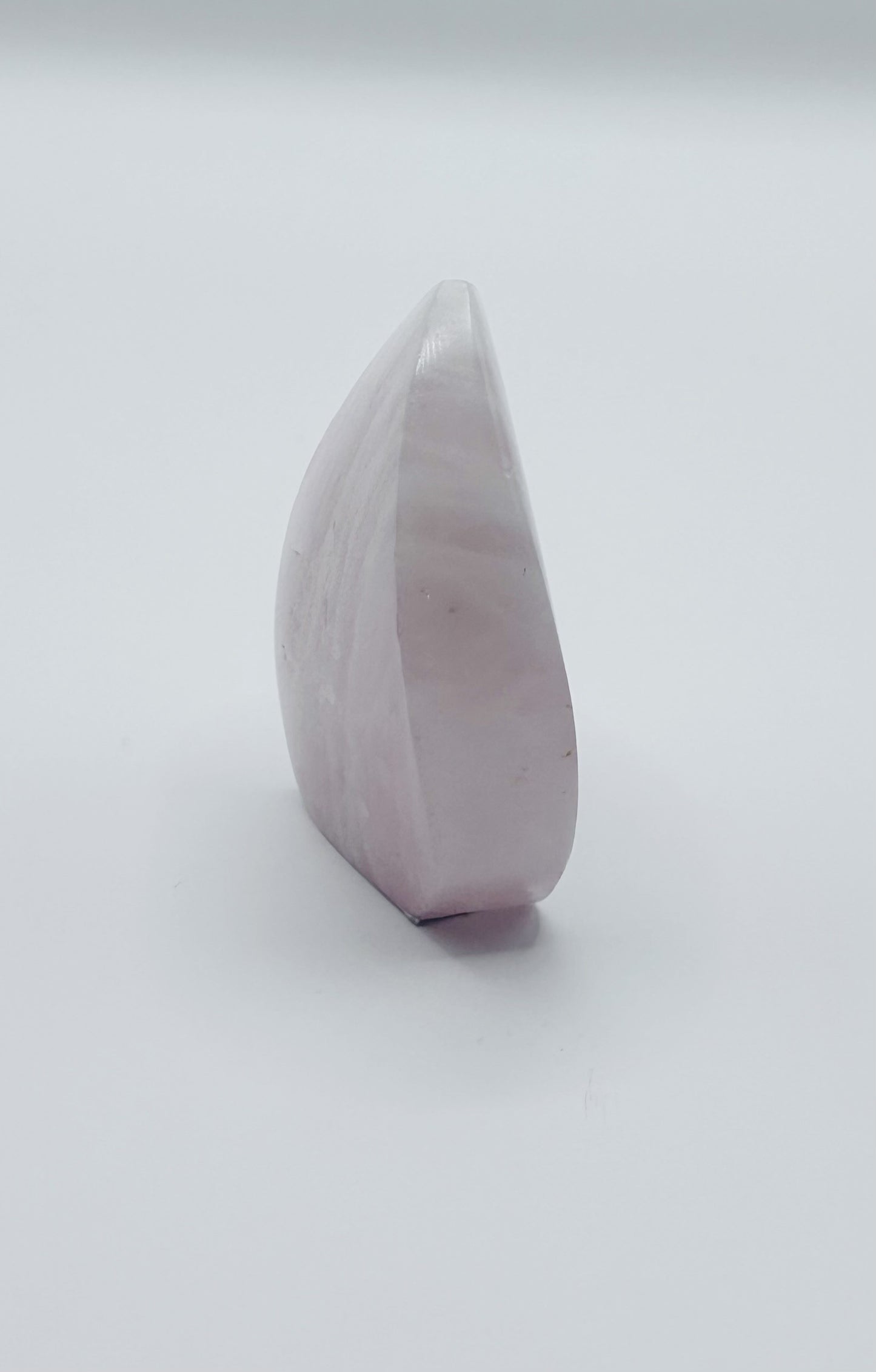 Rose Quartz - Curved Teardrop