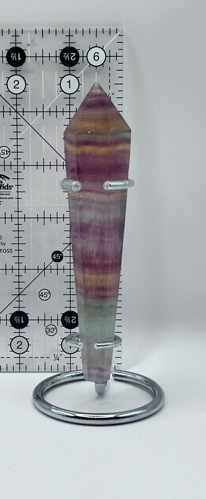 Fluorite Wand with Stand