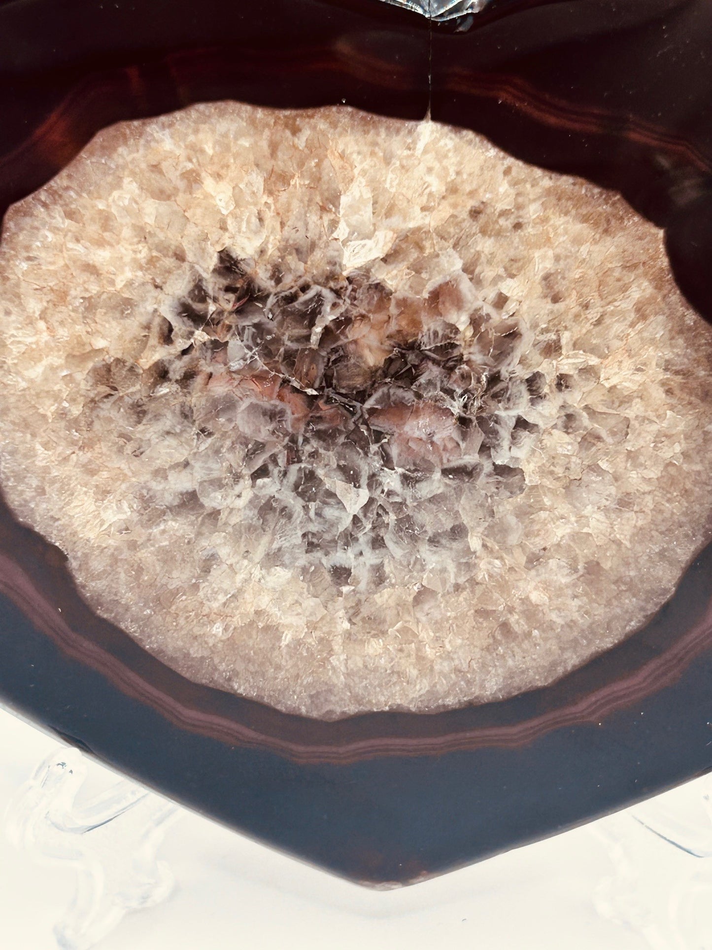 Sardonyx Heart w/Stand