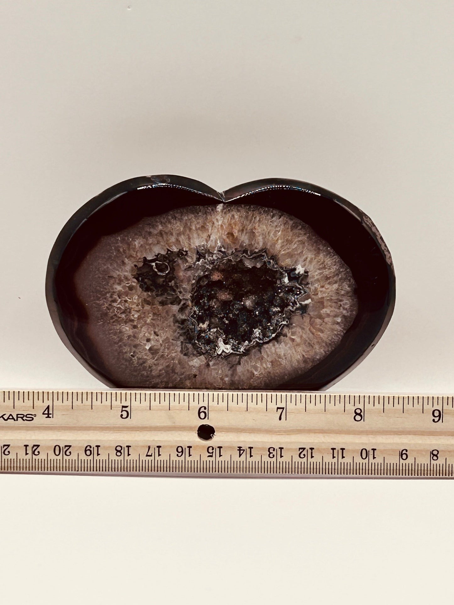 Sardonyx Heart w/Stand