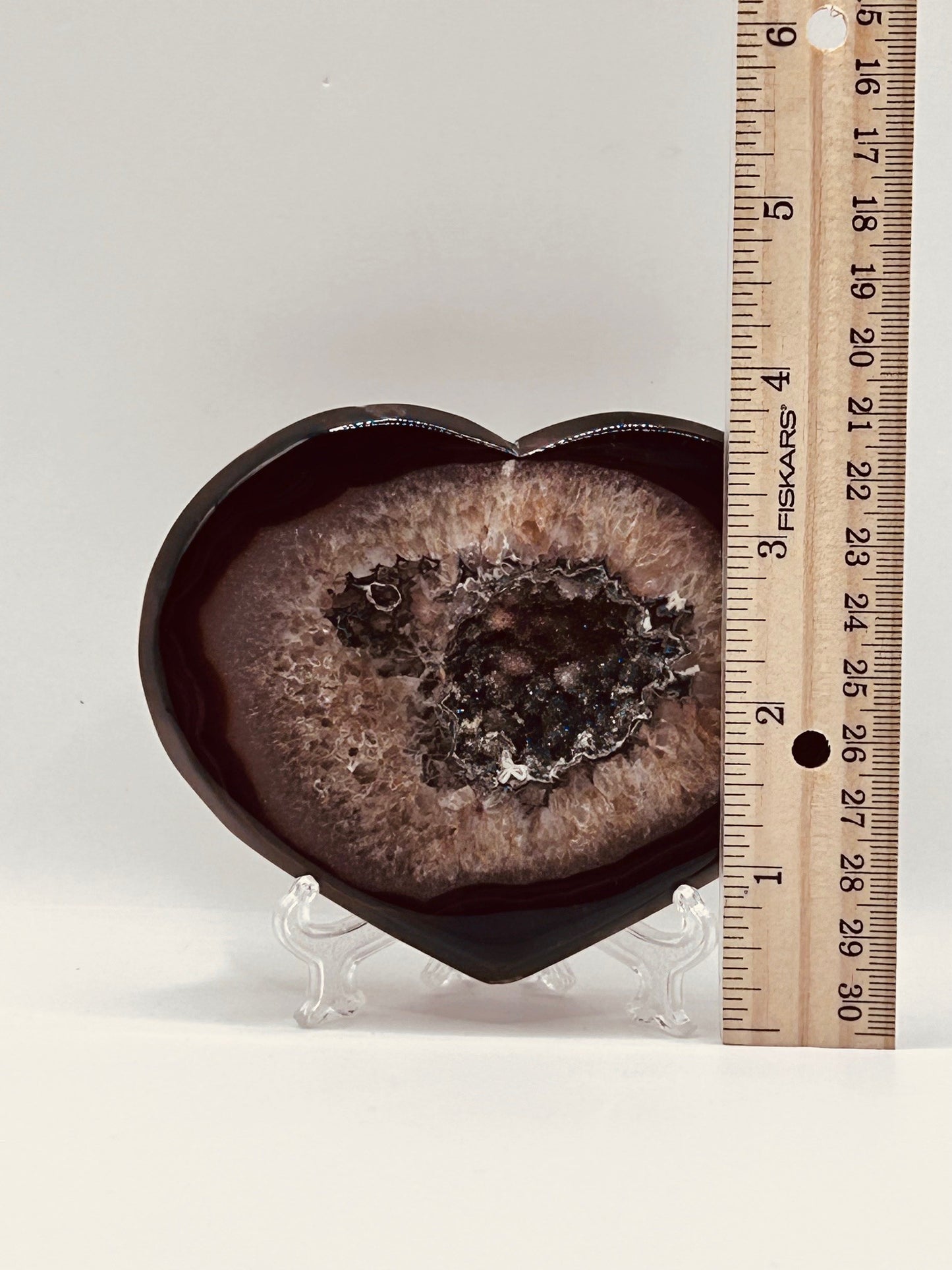 Sardonyx Heart w/Stand