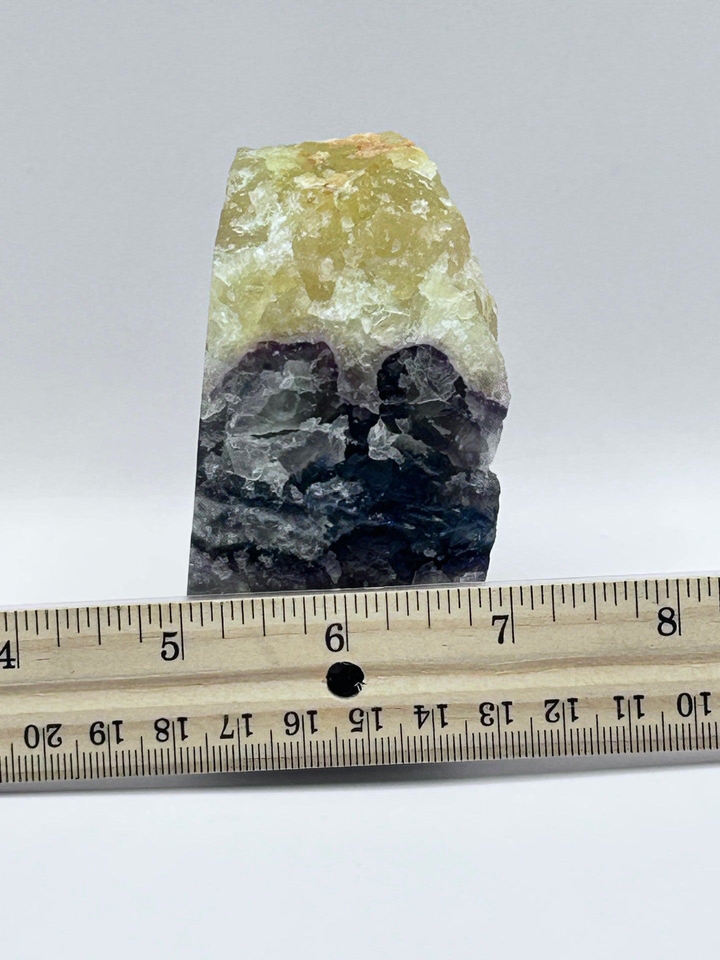 Multi-Colored Fluorite Slab
