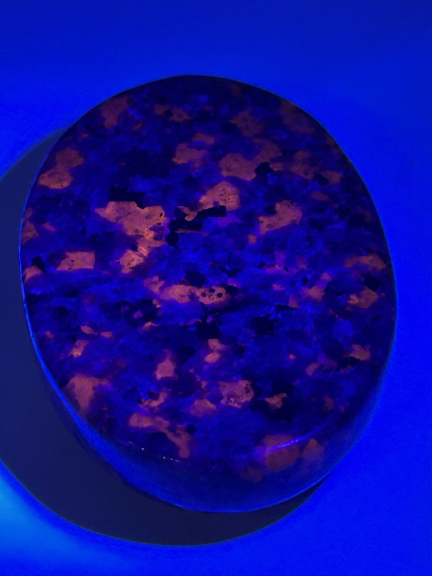 Yooperlite (Syenite with Sodalite) Palm Stone