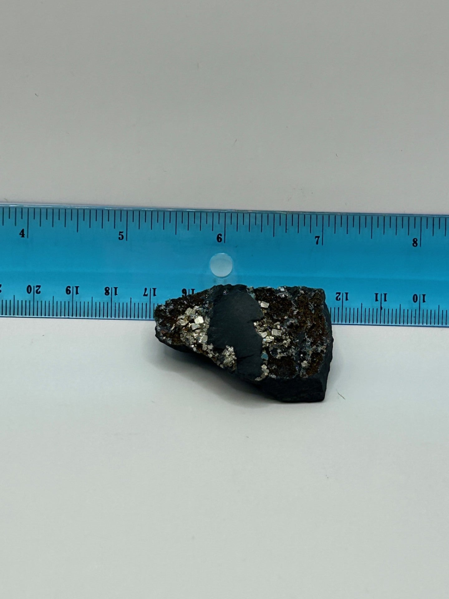 Shungite with Pyrite from Brazil