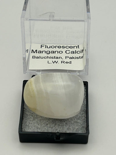 Fluorescent Mango Calcite