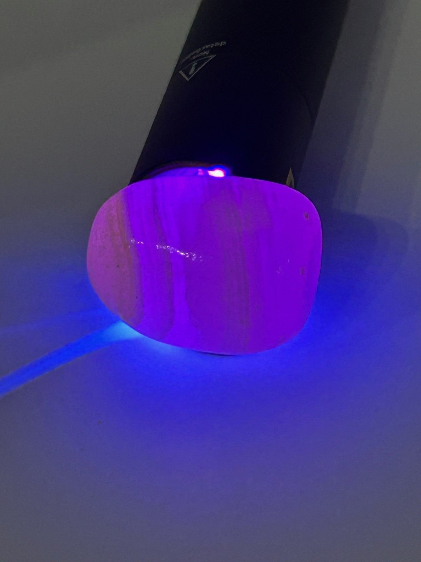 Fluorescent Mango Calcite