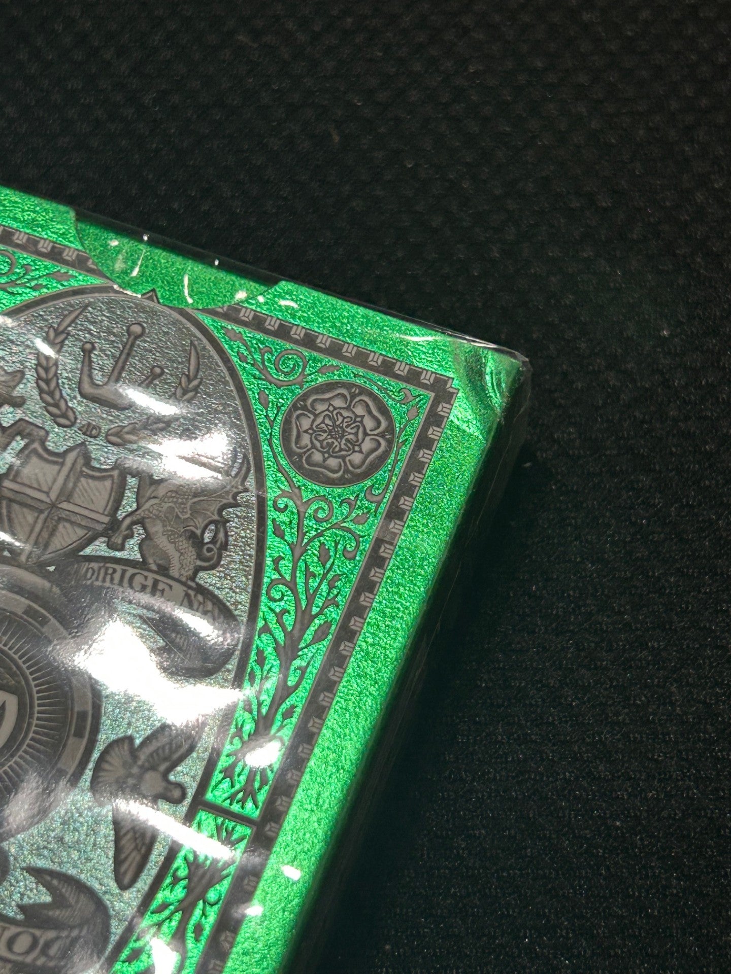 London Emerald Diffractor Playing Cards - Slightly Imperfect