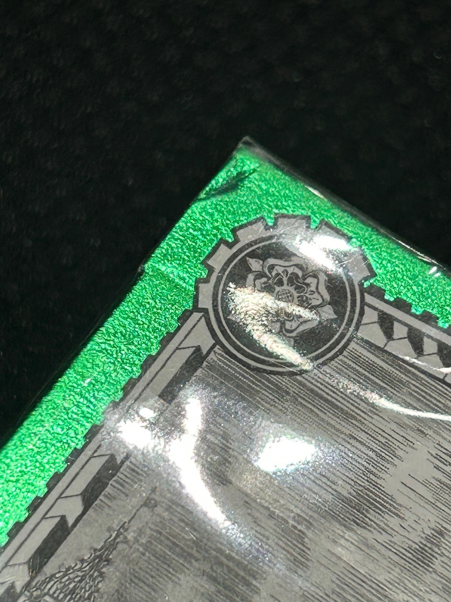 London Emerald Diffractor Playing Cards - Slightly Imperfect