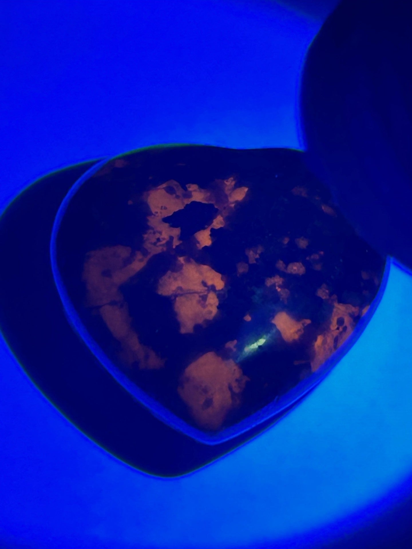 Yooperlite (Syenite with Sodalite) Heart Stone