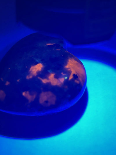 Yooperlite (Syenite with Sodalite) Heart Stone