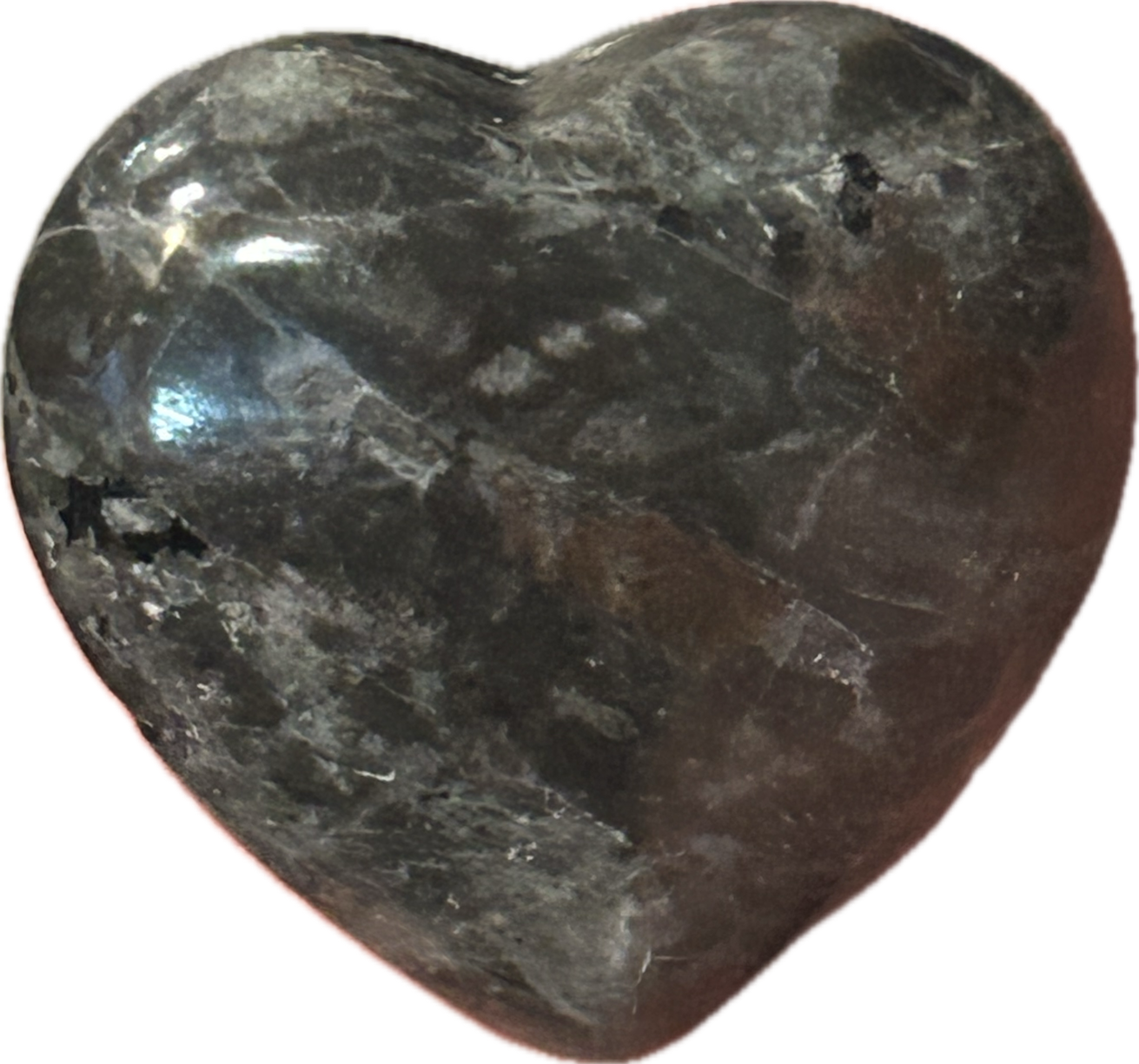 Yooperlite (Syenite with Sodalite) Heart Stone