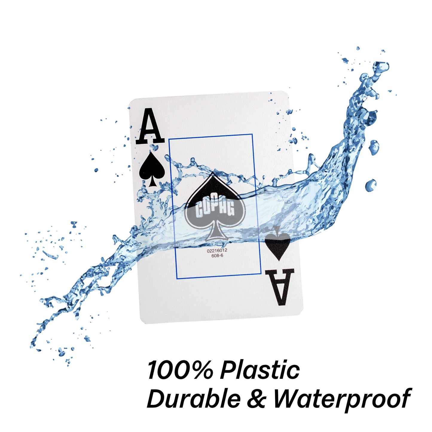 Copag Elite 100% Plastic Jumbo Index – 6 Deck Set