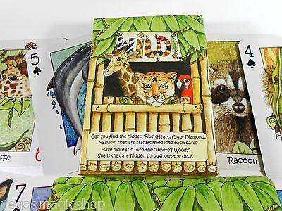 PlayingCardDecks.com-Wild Playing Cards Hidden Seek-N-Find Animals Deck