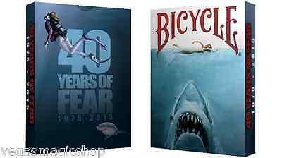 PlayingCardDecks.com-Jaws 40 Years of Fear Bicycle Playing Cards Deck
