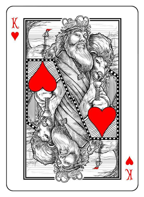 White Rabbit Bicycle Playing Cards | PlayingCardDecks.com