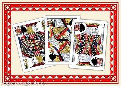 PlayingCardDecks.com-Triplicate No. 18 Red Playing Cards Deck USPCC