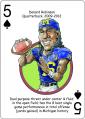 Michigan Football Heroes Playing Cards - Go Blue!