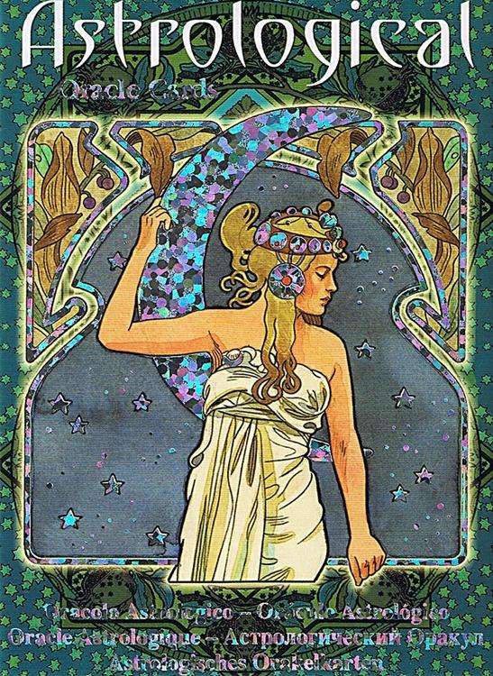 PlayingCardDecks.com-Astrological Oracle Deck - 22 Cards & 192 Page Guidebook
