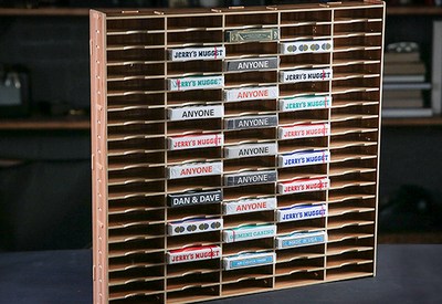PlayingCardDecks.com-100 Deck Wooden Playing Card Display