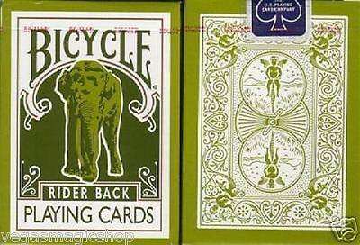 PlayingCardDecks.com-Green Elephant Tsunami Bicycle Playing Cards Deck